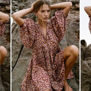 Kyra Mini Dress ~ Sumac ~ Daughters of India